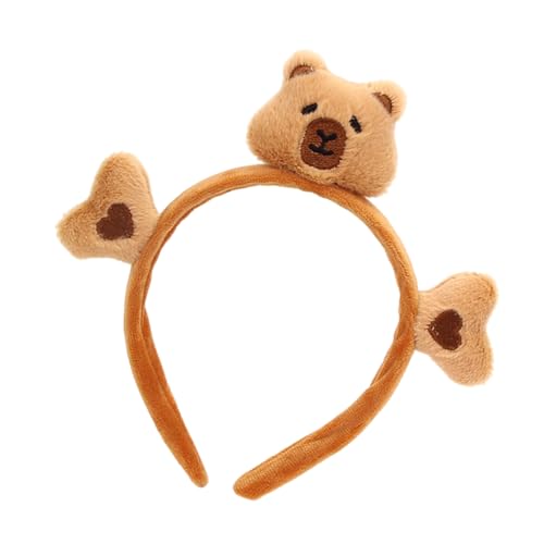 KUAIYIJU Modisches Bären-Haarband für Mädchen, weich und bequem, Kopfbedeckung, verstellbarer Kopfschmuck, Cosplay-Kostüm-Zubehör von KUAIYIJU