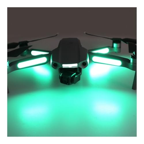 KUANDEDIAN 1set Leuchtende Aufkleber for DJI Mini/Mini 2/Mini SE/Mini 3 Pro/Mini 4 Pro Leuchtende Aufkleber Fluoreszierende Haut Drone Zubehör von KUANDEDIAN