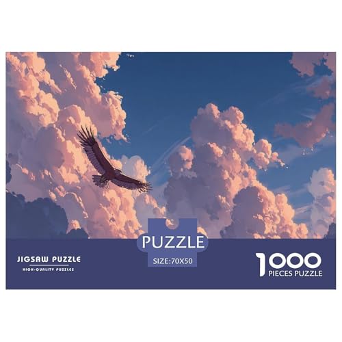 Adler Puzzles 1000 Teile Für Erwachseneund Kinder Herausforderung Spielzeug Spaß Klassisches Puzzle Geschenke von KUANGYH