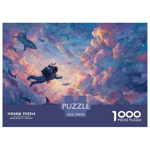 Astronaut Puzzles 1000 Teile Für Erwachsene Und Kinder Ab 12 Jahren Pädagogisches Spiel Farbenfrohes Puzzle Geschenke Astronaut Puzzles 1000 Teile Für Erwachsene Und Kinder Ab 12 Jahren Pädagogisches Spiel Farbenfrohes Puzzle Geschenke von KUANGYH
