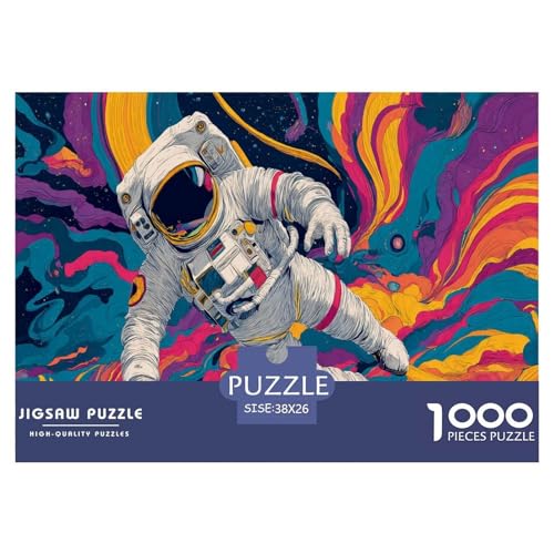 Astronaut Puzzles 1000 Teile Für Erwachseneund Kinder Herausforderung Spielzeug Spaß Klassisches Puzzle Geschenke von KUANGYH