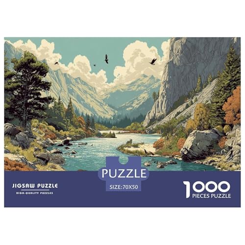 Berge und Flüsse Puzzle 1000 Teile Für Erwachsene Und Kinder Ab 12 Jahren Pädagogisches Spiel Spaß Klassisches Puzzle Geschenke Berge und Flüsse Puzzle 1000 Teile Für Erwachsene Und Kinder Ab 12 Jahren Pädagogisches Spiel Spaß Klassisches Puzzle Geschenke von KUANGYH