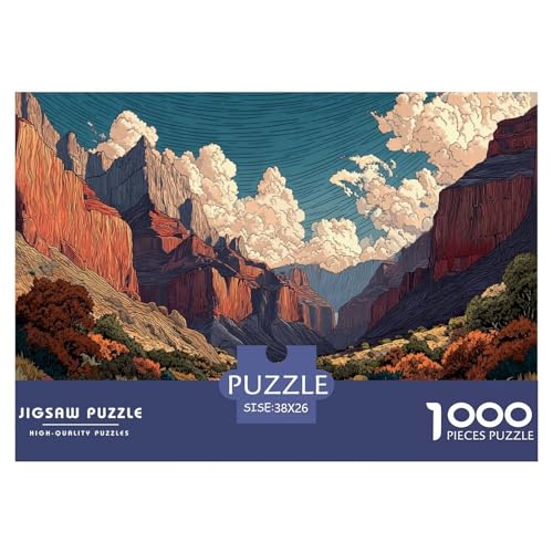 Berge und Flüsse Puzzle 1000 Teile Für Erwachseneund Kinder Pädagogisches Spiel Farbenfrohes Puzzle Geschenke Berge und Flüsse Puzzle 1000 Teile Für Erwachseneund Kinder Pädagogisches Spiel Farbenfrohes Puzzle Geschenke von KUANGYH