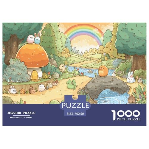 Cartoon Regenbogen Puzzle 1000 Teile Für Erwachseneund Kinder Geschicklichkeitsspiel Spaß Klassisches Puzzle Geschenke Cartoon Regenbogen Puzzle 1000 Teile Für Erwachseneund Kinder Geschicklichkeitsspiel Spaß Klassisches Puzzle Geschenke von KUANGYH