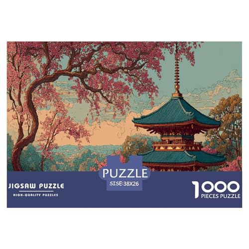 Colorful Der Turm Puzzles 1000 Teile Für Erwachsene Und Kinder Ab 12 Jahren Herausforderung Spielzeug Farbenfrohes Puzzle Geschenke von KUANGYH