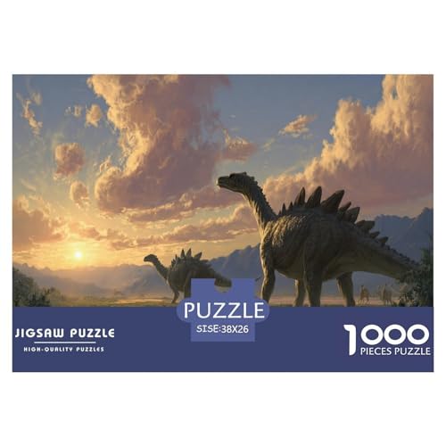 Dinosaurier Puzzles 1000 Teile Für Erwachsene Und Kinder Ab 12 Jahren Herausforderung Spielzeug Spaß Klassisches Puzzle Geschenke von KUANGYH
