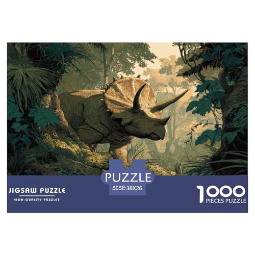 Dinosaurier Puzzles 1000 Teile Für Erwachsene Und Kinder Ab 12 Jahren Pädagogisches Spiel Spaß Klassisches Puzzle Geschenke von KUANGYH