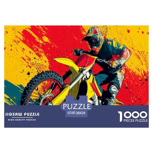 Dirt Bike Puzzle 1000 Teile Für Erwachsene Geschicklichkeitsspiel Farbenfrohes Puzzle Geschenke Dirt Bike Puzzle 1000 Teile Für Erwachsene Geschicklichkeitsspiel Farbenfrohes Puzzle Geschenke von KUANGYH