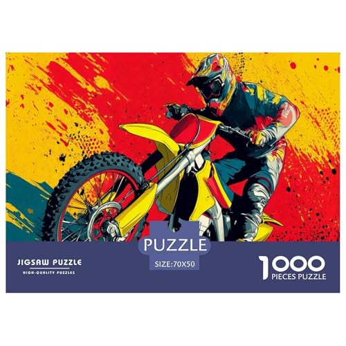 Dirt Bike Puzzle 1000 Teile Für Erwachsene Herausforderung Spielzeug Farbenfrohes Puzzle Geschenke Dirt Bike Puzzle 1000 Teile Für Erwachsene Herausforderung Spielzeug Farbenfrohes Puzzle Geschenke von KUANGYH