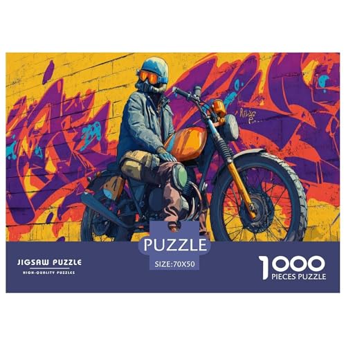 Graffiti Motorrad Puzzles 1000 Teile Für Erwachseneund Kinder Geschicklichkeitsspiel Spaß Klassisches Puzzle Geschenke Graffiti Motorrad Puzzles 1000 Teile Für Erwachseneund Kinder Geschicklichkeitsspiel Spaß Klassisches Puzzle Geschenke von KUANGYH