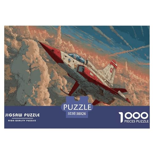Kampfjets, die über den Wolken fliegen Puzzles 1000 Teile Für Erwachseneund Kinder Geschicklichkeitsspiel Spaß Klassisches Puzzle Geschenke Kampfjets, die über den Wolken fliegen Puzzles 1000 Teile Für Erwachseneund Kinder Geschicklichkeitsspiel Spaß Klassisches Puzzle Geschenke von KUANGYH