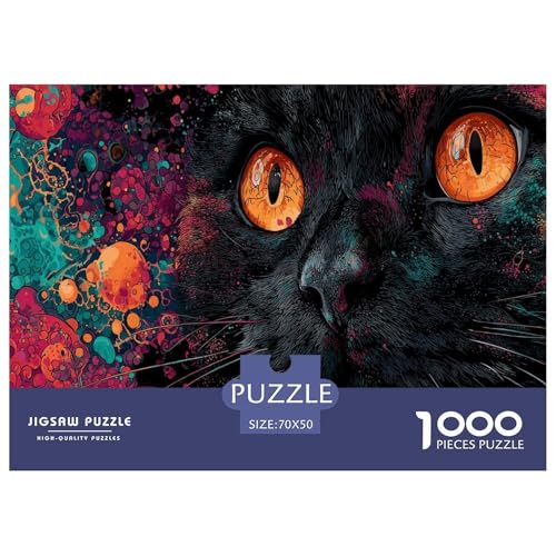 Kitty Puzzle 1000 Teile Für Erwachseneund Kinder Herausforderung Spielzeug Spaß Klassisches Puzzle Geschenke von KUANGYH