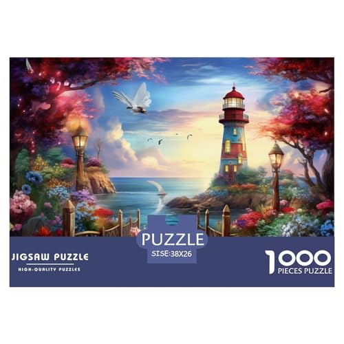 Küstenleuchtturms Puzzle 1000 Teile Für Erwachsene Und Kinder Ab 12 Jahren Herausforderung Spielzeug Farbenfrohes Puzzle Geschenke Küstenleuchtturms Puzzle 1000 Teile Für Erwachsene Und Kinder Ab 12 Jahren Herausforderung Spielzeug Farbenfrohes Puzzle Geschenke von KUANGYH
