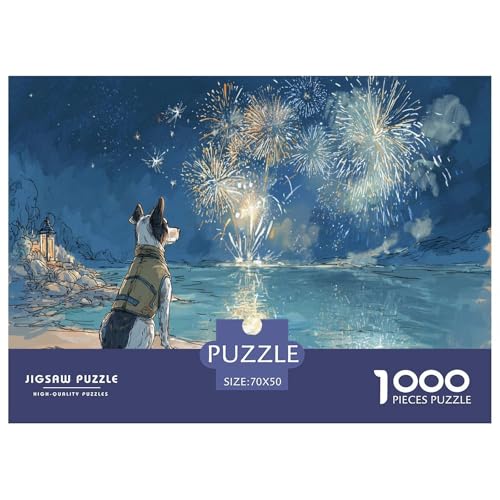 Labrador Retriever Puzzle 1000 Teile Für Erwachseneund Kinder Geschicklichkeitsspiel Spaß Klassisches Puzzle Geschenke von KUANGYH