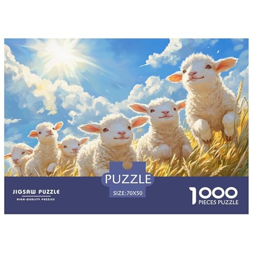 Lamm Puzzle 1000 Teile Für Erwachsene Pädagogisches Spiel Farbenfrohes Puzzle Geschenke Lamm Puzzle 1000 Teile Für Erwachsene Pädagogisches Spiel Farbenfrohes Puzzle Geschenke von KUANGYH