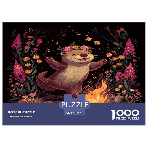 Marmot Puzzles 1000 Teile Für Erwachsene Und Kinder Ab 12 Jahren Geschicklichkeitsspiel Farbenfrohes Puzzle Geschenke Marmot Puzzles 1000 Teile Für Erwachsene Und Kinder Ab 12 Jahren Geschicklichkeitsspiel Farbenfrohes Puzzle Geschenke von KUANGYH