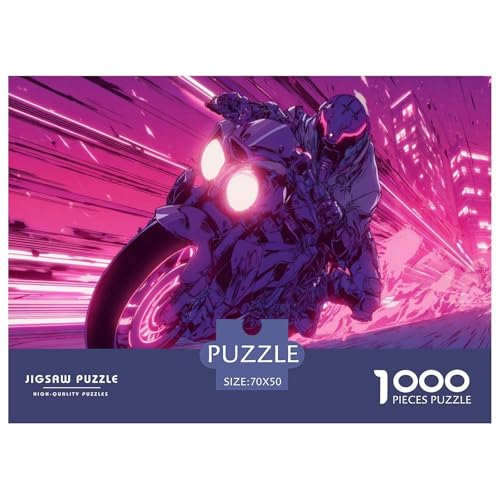 Motorrad Puzzle 1000 Teile Für Erwachseneund Kinder Geschicklichkeitsspiel Spaß Klassisches Puzzle Geschenke von KUANGYH