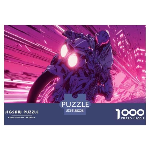 Motorrad Puzzle 1000 Teile Für Erwachseneund Kinder Herausforderung Spielzeug Farbenfrohes Puzzle Geschenke von KUANGYH