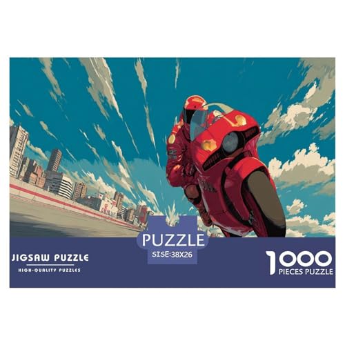 Motorrad Puzzles 1000 Teile Für Erwachsene Und Kinder Ab 12 Jahren Herausforderung Spielzeug Spaß Klassisches Puzzle Geschenke von KUANGYH
