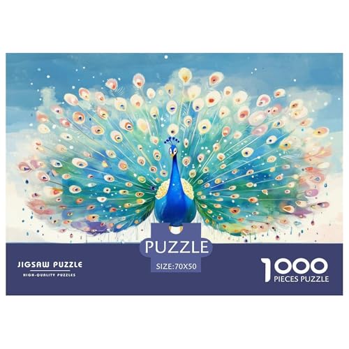 Pfauen Puzzles 1000 Teile Für Erwachsene Herausforderung Spielzeug Spaß Klassisches Puzzle Geschenke Pfauen Puzzles 1000 Teile Für Erwachsene Herausforderung Spielzeug Spaß Klassisches Puzzle Geschenke von KUANGYH