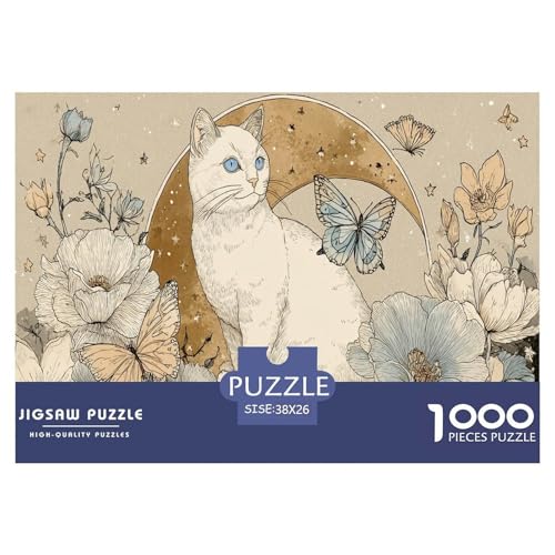 Ragdoll Puzzle 1000 Teile Für Erwachseneund Kinder Pädagogisches Spiel Farbenfrohes Puzzle Geschenke von KUANGYH