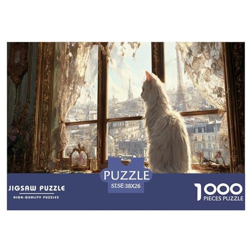 Ragdoll Puzzles 1000 Teile Für Erwachsene Herausforderung Spielzeug Farbenfrohes Puzzle Geschenke von KUANGYH