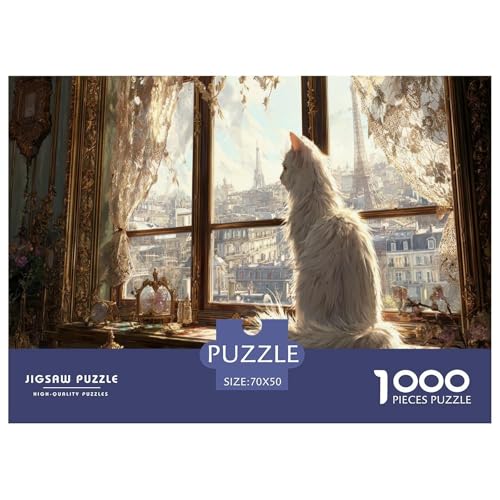 Ragdoll Puzzles 1000 Teile Für Erwachsene Herausforderung Spielzeug Farbenfrohes Puzzle Geschenke von KUANGYH
