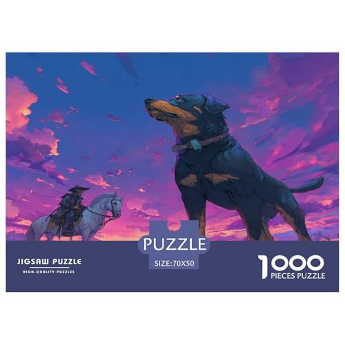 Rottweiler Puzzle 1000 Teile Für Erwachseneund Kinder Herausforderung Spielzeug Farbenfrohes Puzzle Geschenke Rottweiler Puzzle 1000 Teile Für Erwachseneund Kinder Herausforderung Spielzeug Farbenfrohes Puzzle Geschenke von KUANGYH
