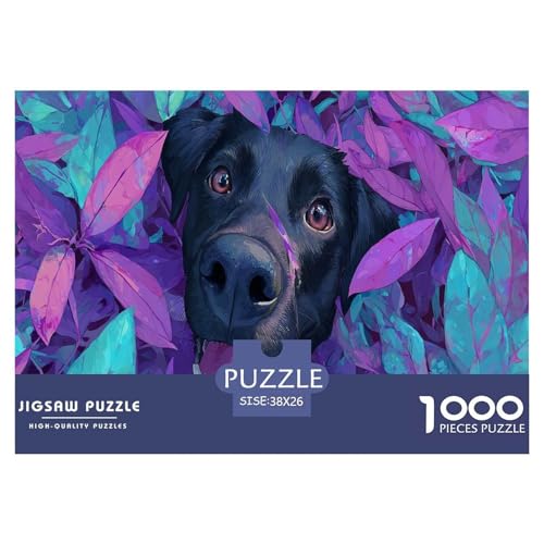 Rottweiler Puzzles 1000 Teile Für Erwachsene Geschicklichkeitsspiel Farbenfrohes Puzzle Geschenke von KUANGYH