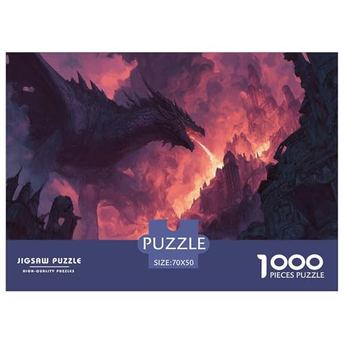 Schloss Drache Puzzle 1000 Teile Für Erwachsene Und Kinder Ab 12 Jahren Pädagogisches Spiel Spaß Klassisches Puzzle Geschenke Schloss Drache Puzzle 1000 Teile Für Erwachsene Und Kinder Ab 12 Jahren Pädagogisches Spiel Spaß Klassisches Puzzle Geschenke von KUANGYH
