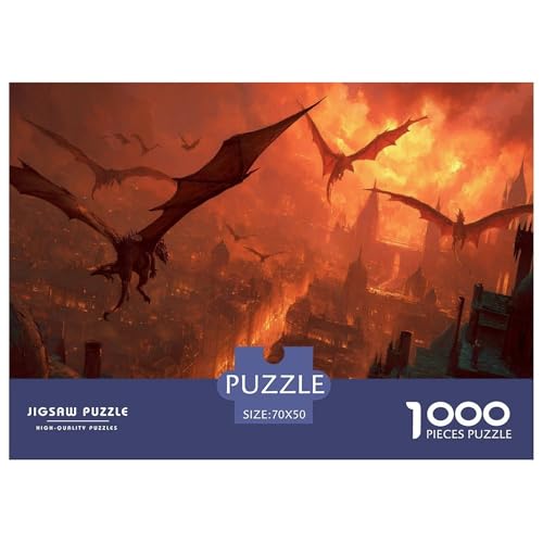 Schloss Pterosaurus Puzzles 1000 Teile Für Erwachseneund Kinder Herausforderung Spielzeug Farbenfrohes Puzzle Geschenke Schloss Pterosaurus Puzzles 1000 Teile Für Erwachseneund Kinder Herausforderung Spielzeug Farbenfrohes Puzzle Geschenke von KUANGYH