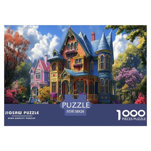 Schloss Puzzles 1000 Teile Für Erwachsene Und Kinder Ab 12 Jahren Geschicklichkeitsspiel Spaß Klassisches Puzzle Geschenke von KUANGYH