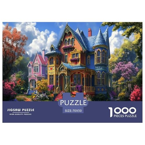 Schloss Puzzles 1000 Teile Für Erwachsene Und Kinder Ab 12 Jahren Geschicklichkeitsspiel Spaß Klassisches Puzzle Geschenke von KUANGYH