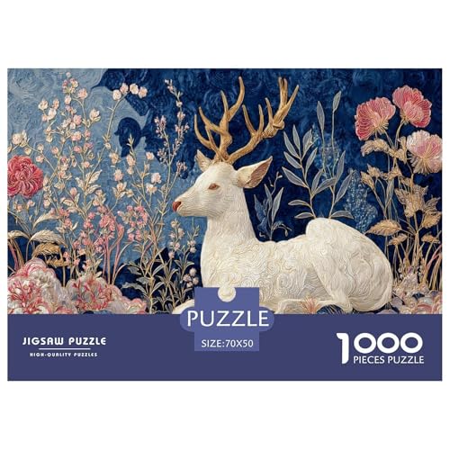 Sika Hirsch Puzzle 1000 Teile Für Erwachsene Und Kinder Ab 12 Jahren Pädagogisches Spiel Spaß Klassisches Puzzle Geschenke Sika Hirsch Puzzle 1000 Teile Für Erwachsene Und Kinder Ab 12 Jahren Pädagogisches Spiel Spaß Klassisches Puzzle Geschenke von KUANGYH