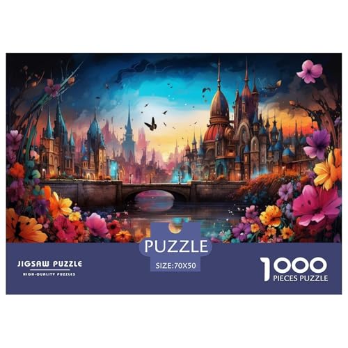 Stadtlandschaft Architektur Puzzles 1000 Teile Für Erwachseneund Kinder Pädagogisches Spiel Spaß Klassisches Puzzle Geschenke von KUANGYH