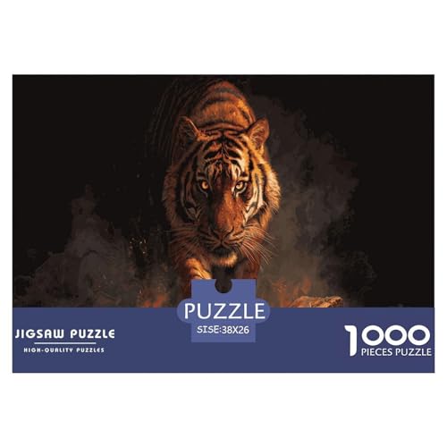 Tiger Puzzle 1000 Teile Für Erwachsene Und Kinder Ab 12 Jahren Pädagogisches Spiel Spaß Klassisches Puzzle Geschenke von KUANGYH