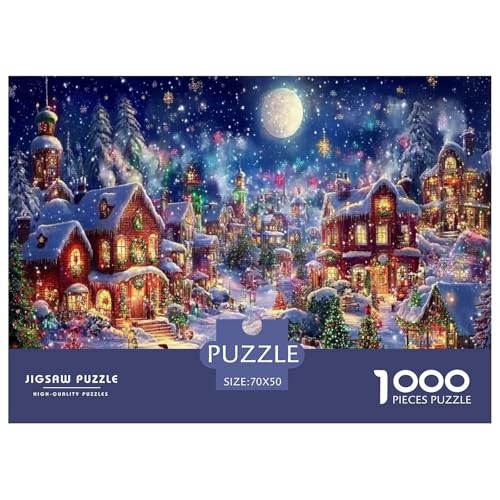 Weihnachtsbaum Puzzle 1000 Teile Für Erwachsene Und Kinder Ab 12 Jahren Geschicklichkeitsspiel Farbenfrohes Puzzle Geschenke von KUANGYH