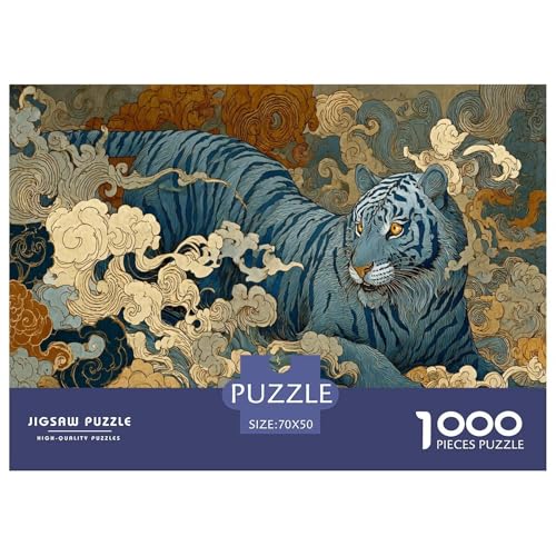 Weißer Tiger Puzzle 1000 Teile Für Erwachsene Und Kinder Ab 12 Jahren Geschicklichkeitsspiel Spaß Klassisches Puzzle Geschenke Weißer Tiger Puzzle 1000 Teile Für Erwachsene Und Kinder Ab 12 Jahren Geschicklichkeitsspiel Spaß Klassisches Puzzle Geschenke von KUANGYH