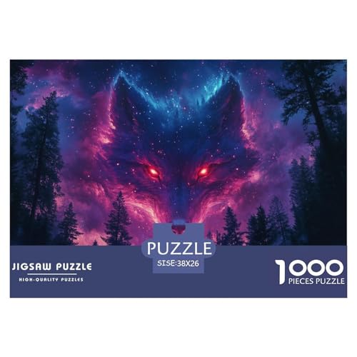 Wolf Puzzles 1000 Teile Für Erwachsene Geschicklichkeitsspiel Farbenfrohes Puzzle Geschenke Wolf Puzzles 1000 Teile Für Erwachsene Geschicklichkeitsspiel Farbenfrohes Puzzle Geschenke von KUANGYH