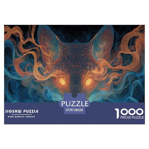 Wolf Puzzles 1000 Teile Für Erwachsene Und Kinder Ab 12 Jahren Pädagogisches Spiel Spaß Klassisches Puzzle Geschenke von KUANGYH