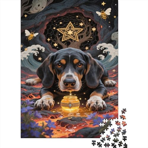 Beagle Puzzle 1000 Teile Für Erwachsene Und Kinder Pädagogisches Spiel Farbenfrohes Puzzle Geschenke Für Frauen Home Dekoration Beagle Puzzle 1000 Teile Für Erwachsene Und Kinder Pädagogisches Spiel Farbenfrohes Puzzle Geschenke Für Frauen Home Dekoration von KUANGYUH