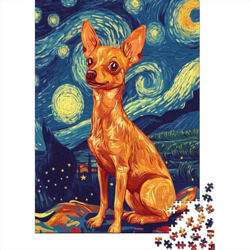 Chihuahua Puzzle 1000 Teile Für Erwachsene Und Kinder Farbenfrohes Legespiel Herausforderung Spielzeug Puzzle-Geschenk Home Dekoration Chihuahua Puzzle 1000 Teile Für Erwachsene Und Kinder Farbenfrohes Legespiel Herausforderung Spielzeug Puzzle-Geschenk Home Dekoration von KUANGYUH