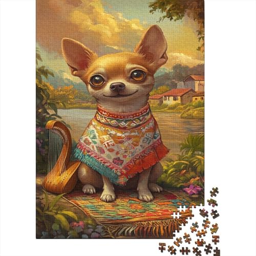 Chihuahua Puzzle 1000 Teile Für Erwachsene Und Kinder Pädagogisches Spiel Herausforderung Spielzeug Geschenke Für Frauen Home Dekoration Chihuahua Puzzle 1000 Teile Für Erwachsene Und Kinder Pädagogisches Spiel Herausforderung Spielzeug Geschenke Für Frauen Home Dekoration von KUANGYUH