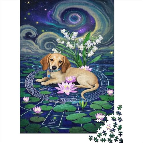 Dachshund Puzzle 1000 Teile Erwachsene Pädagogisches Spiel Farbenfrohes Puzzle-Geschenk Home Dekoration Dachshund Puzzle 1000 Teile Erwachsene Pädagogisches Spiel Farbenfrohes Puzzle-Geschenk Home Dekoration von KUANGYUH