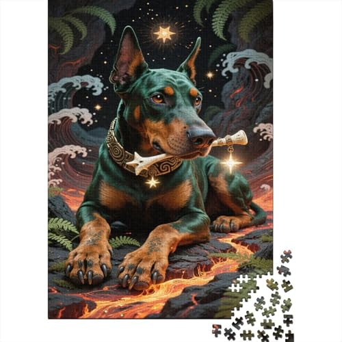 Doberman Pinscher Puzzle 1000 Teile Erwachsene Pädagogisches Spiel Herausforderung Spielzeug Puzzle-Geschenk Home Dekoration Doberman Pinscher Puzzle 1000 Teile Erwachsene Pädagogisches Spiel Herausforderung Spielzeug Puzzle-Geschenk Home Dekoration von KUANGYUH