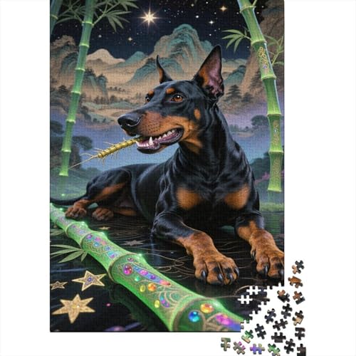 Doberman Pinscher Puzzle 1000 Teile Für Erwachsene Und Kinder Puzzlespiele Farbenfrohes Puzzle-Geschenk Home Dekoration Doberman Pinscher Puzzle 1000 Teile Für Erwachsene Und Kinder Puzzlespiele Farbenfrohes Puzzle-Geschenk Home Dekoration von KUANGYUH