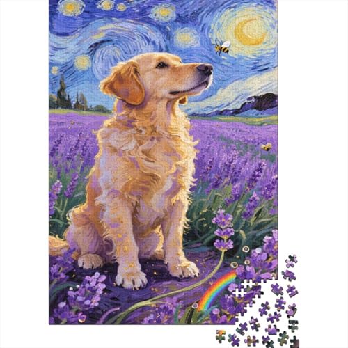 Goldener Retriever Puzzle 1000 Teile Erwachsene Farbenfrohes Legespiel Herausforderung Spielzeug Puzzle-Geschenk Home Dekoration Goldener Retriever Puzzle 1000 Teile Erwachsene Farbenfrohes Legespiel Herausforderung Spielzeug Puzzle-Geschenk Home Dekoration von KUANGYUH