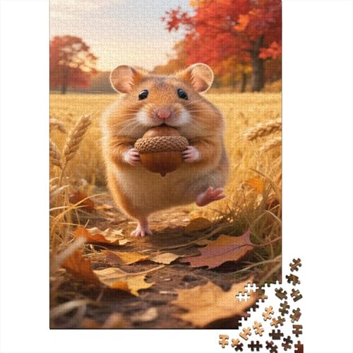Hamster Puzzle 1000 Teile Für Erwachsene Und Kinder Puzzlespiele Farbenfrohes Puzzle Geschenke Für Frauen Home Dekoration Hamster Puzzle 1000 Teile Für Erwachsene Und Kinder Puzzlespiele Farbenfrohes Puzzle Geschenke Für Frauen Home Dekoration von KUANGYUH