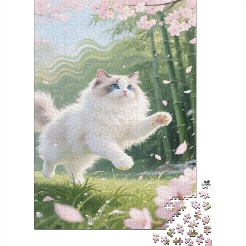 Ragdoll Puzzle 1000 Teile Für Erwachsene Und Kinder Puzzlespiele Farbenfrohes Puzzle-Geschenk Home Dekoration Ragdoll Puzzle 1000 Teile Für Erwachsene Und Kinder Puzzlespiele Farbenfrohes Puzzle-Geschenk Home Dekoration von KUANGYUH