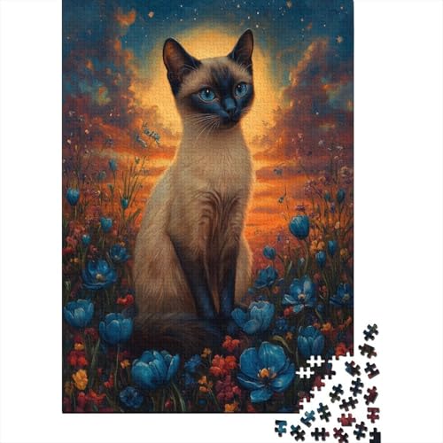 Siamisches Kätzchen Puzzle 1000 Teile Für Erwachsene Und Kinder Pädagogisches Spiel Herausforderung Spielzeug Geschenke Für Frauen Home Dekoration Siamisches Kätzchen Puzzle 1000 Teile Für Erwachsene Und Kinder Pädagogisches Spiel Herausforderung Spielzeug Geschenke Für Frauen Home Dekoration von KUANGYUH